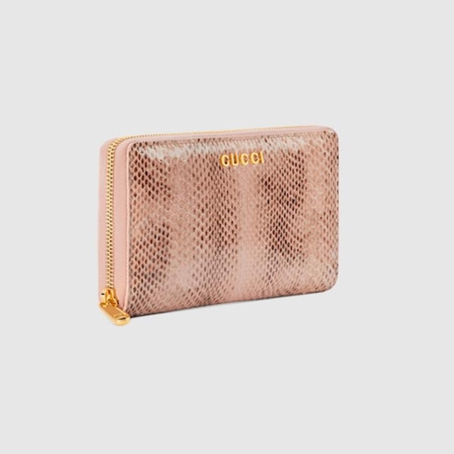 グッチ GUCCI レディース GUCCI スクリプト パイソン ジップアラウンドウォレット 財布【  - 】【送料無料】【正規品】の画像