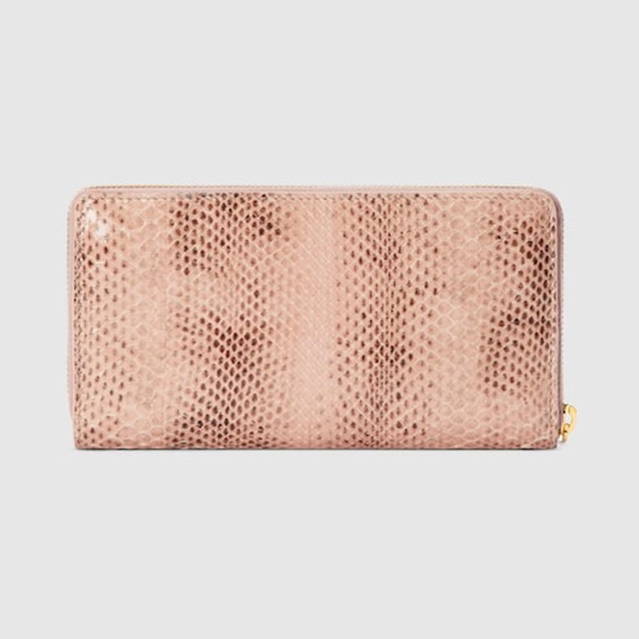 グッチ GUCCI レディース GUCCI スクリプト パイソン ジップアラウンドウォレット 財布【  - 】【送料無料】【正規品】の画像