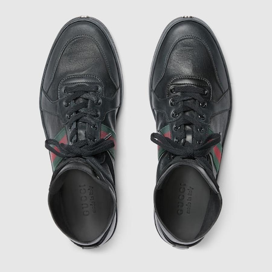 グッチ GUCCI メンズ ストレッチ ハイトップスニーカー【  - 】【送料無料】【正規品】の画像