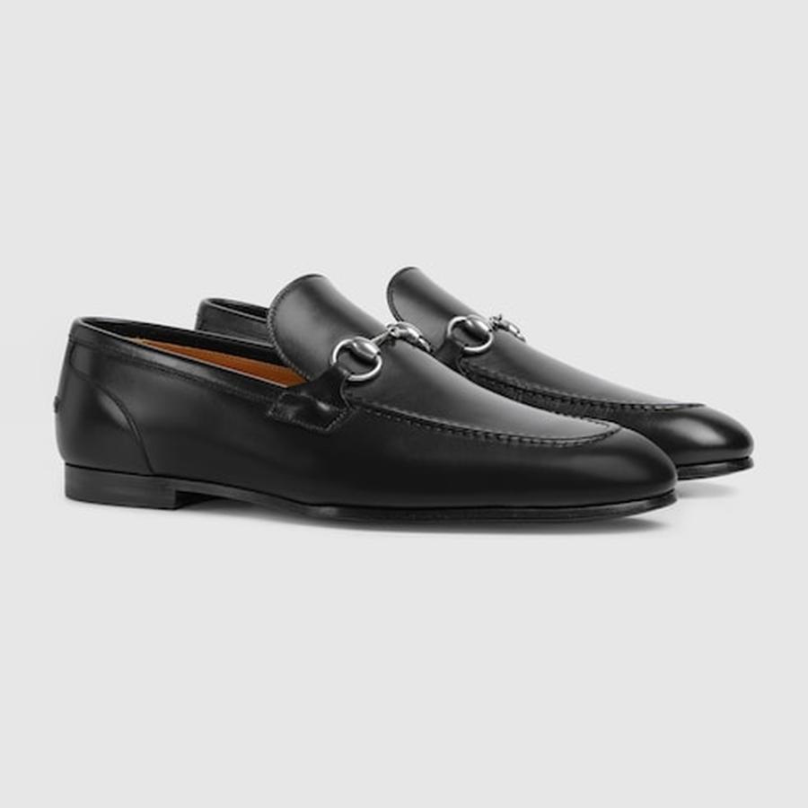 グッチ GUCCI メンズ ヨルダーン ホースビット ローファー【ブラック レザー 】【送料無料】【正規品】の画像