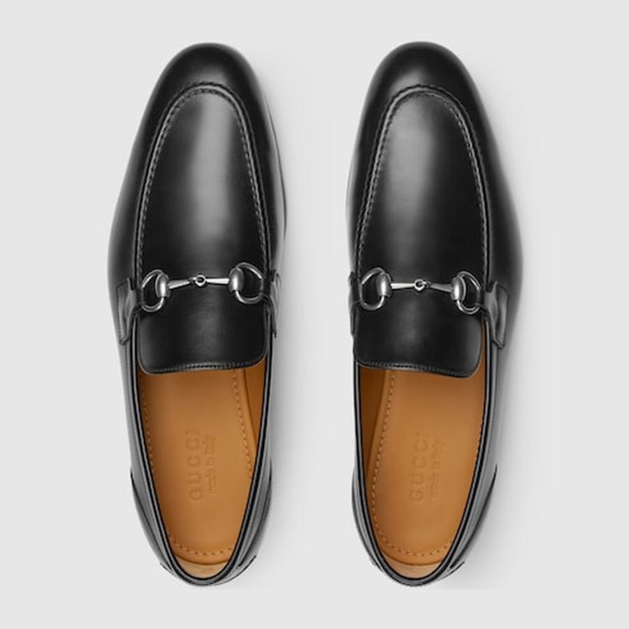 グッチ GUCCI メンズ ヨルダーン ホースビット ローファー【ブラック レザー 】【送料無料】【正規品】の画像