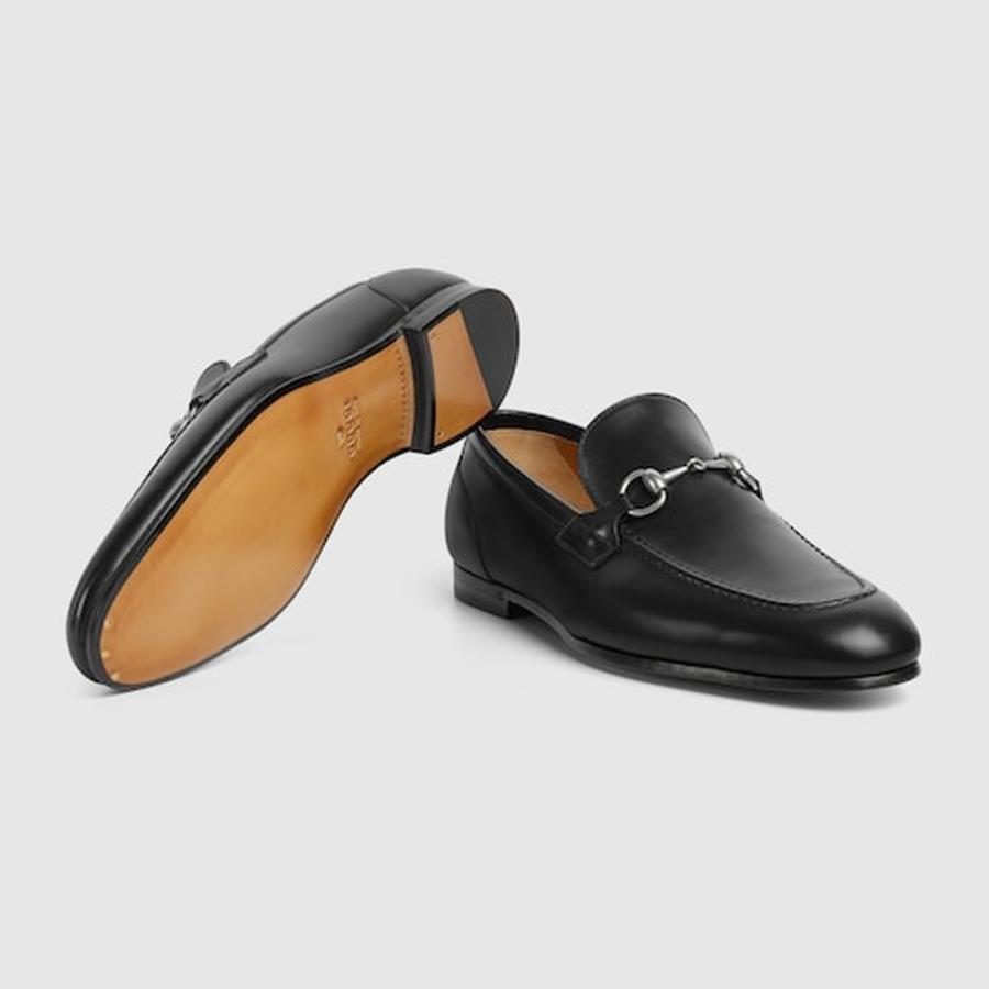グッチ GUCCI メンズ ヨルダーン ホースビット ローファー【ブラック レザー 】【送料無料】【正規品】の画像