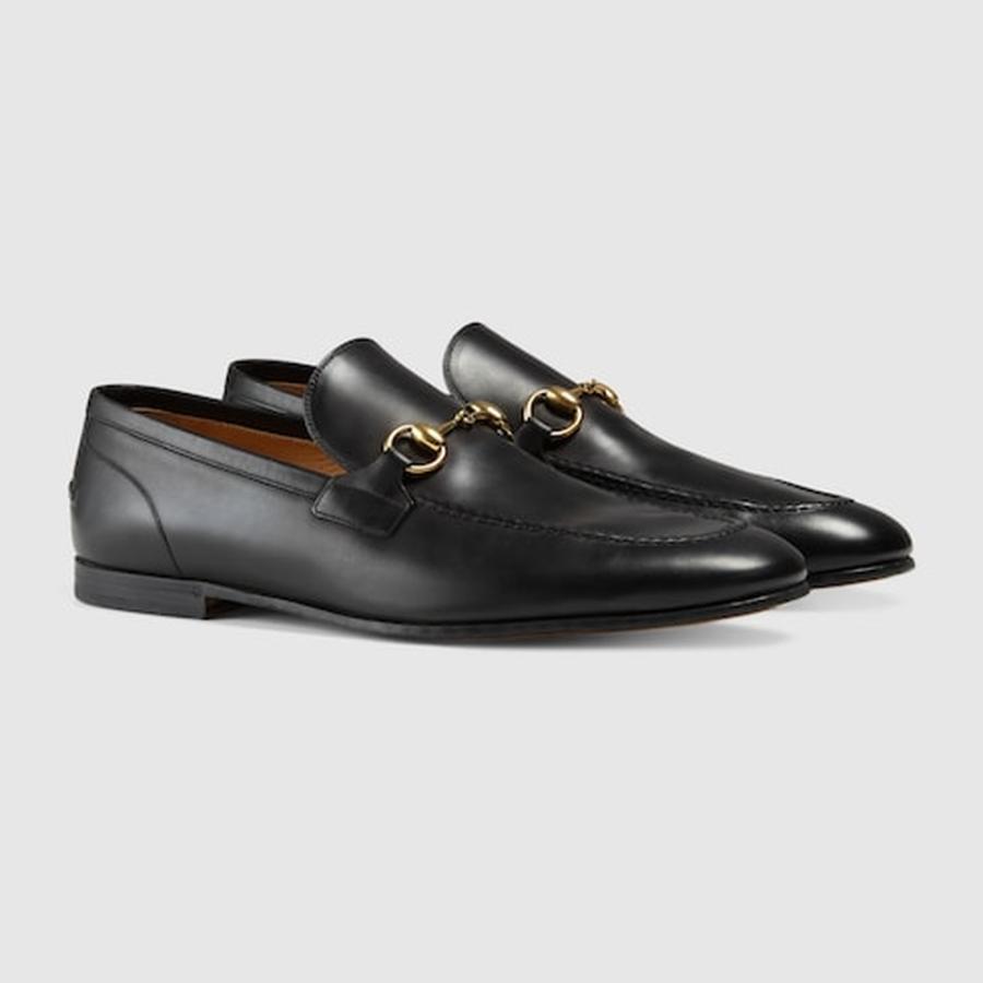 グッチ GUCCI メンズ ヨルダーン ホースビット ローファー【ブラック レザー 】【送料無料】【正規品】の画像