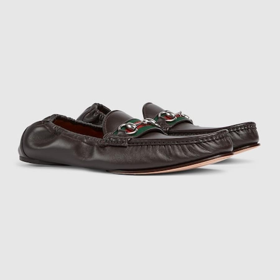 グッチ GUCCI メンズ ホースビット 1953 ローファー【ダークブラウン レザー 】【送料無料】【正規品】の画像