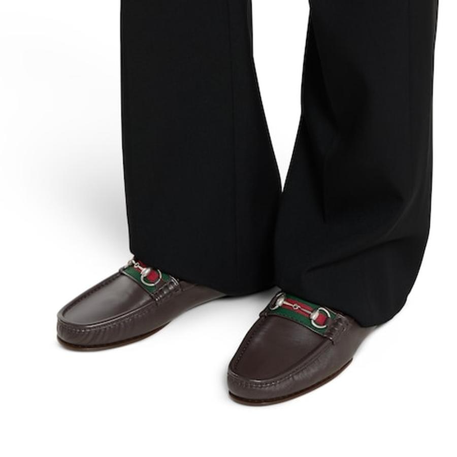 グッチ GUCCI メンズ ホースビット 1953 ローファー【ダークブラウン レザー 】【送料無料】【正規品】の画像