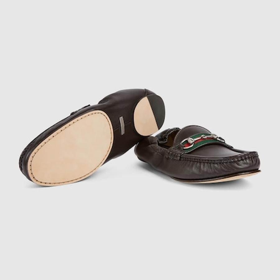 グッチ GUCCI メンズ ホースビット 1953 ローファー【ダークブラウン レザー 】【送料無料】【正規品】の画像