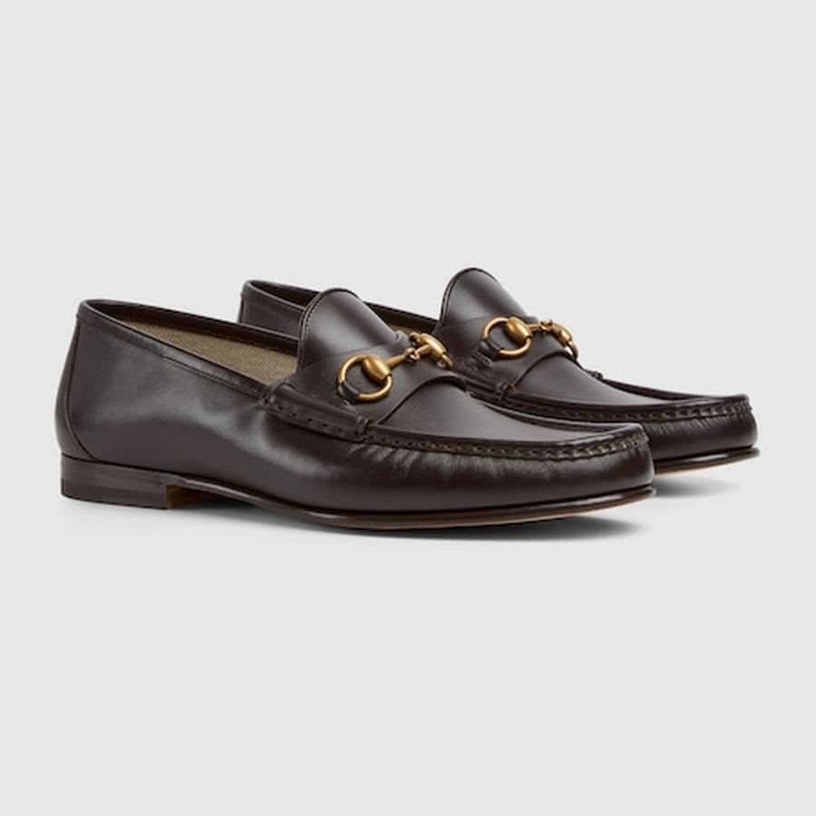 グッチ GUCCI メンズ ホースビット 1953 ローファー【ダークブラウン レザー 】【送料無料】【正規品】の画像