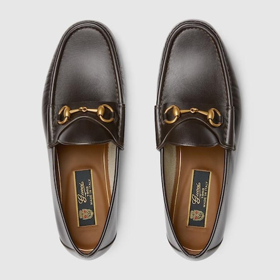 グッチ GUCCI メンズ ホースビット 1953 ローファー【ダークブラウン レザー 】【送料無料】【正規品】の画像