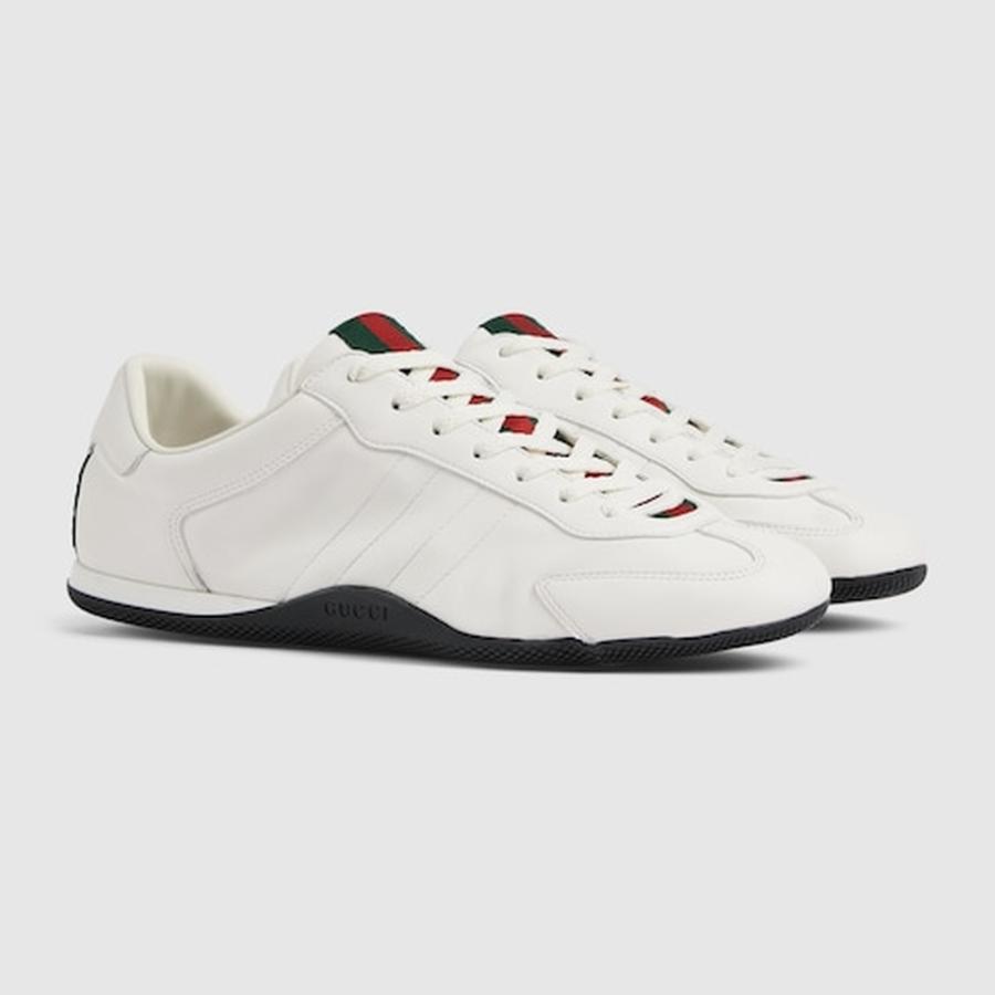 グッチ GUCCI メンズ シフト スニーカー【ホワイト レザー 】【送料無料】【正規品】の画像