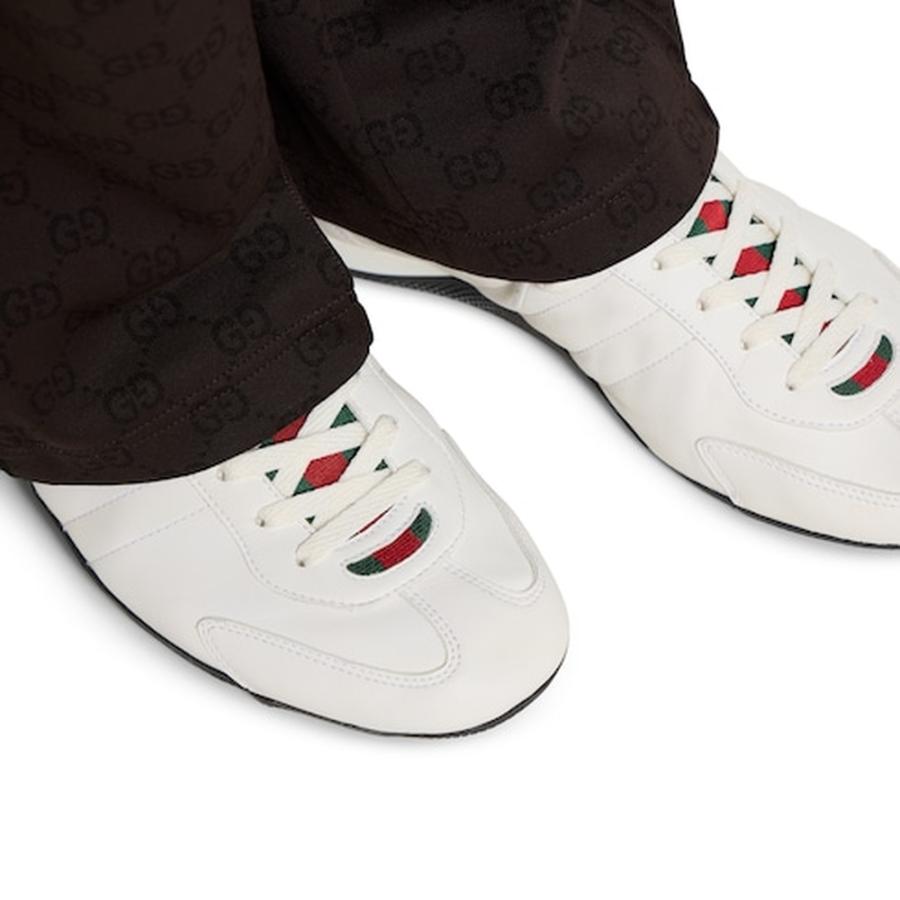 グッチ GUCCI メンズ シフト スニーカー【ホワイト レザー 】【送料無料】【正規品】の画像