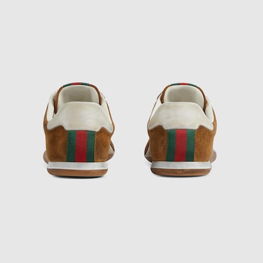 グッチ GUCCI メンズ シフト スニーカー【ベージュ＆ブラウン GGキャンバス 】【送料無料】【正規品】の画像