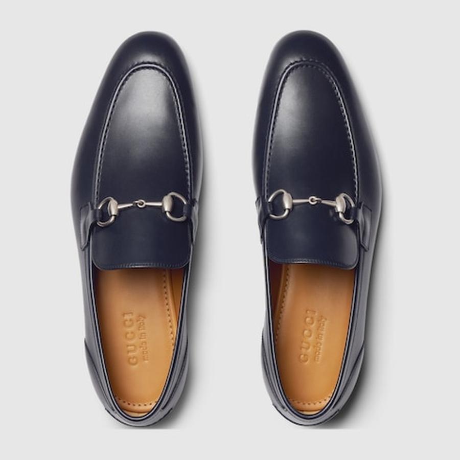 グッチ GUCCI メンズ ヨルダーン ホースビット ローファー【ダークブルー レザー 】【送料無料】【正規品】の画像