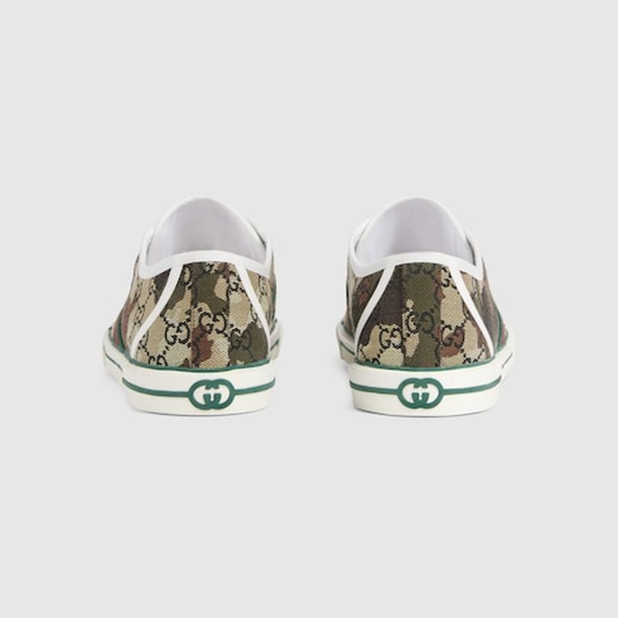 グッチ GUCCI メンズ テニス 1977 スニーカー【ブラック＆グレー キャンバス 】【送料無料】【正規品】の画像