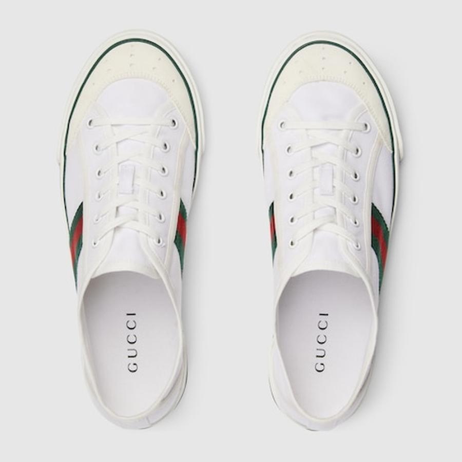 グッチ GUCCI メンズ テニス 1977 スニーカー【ホワイト キャンバス 】【送料無料】【正規品】の画像