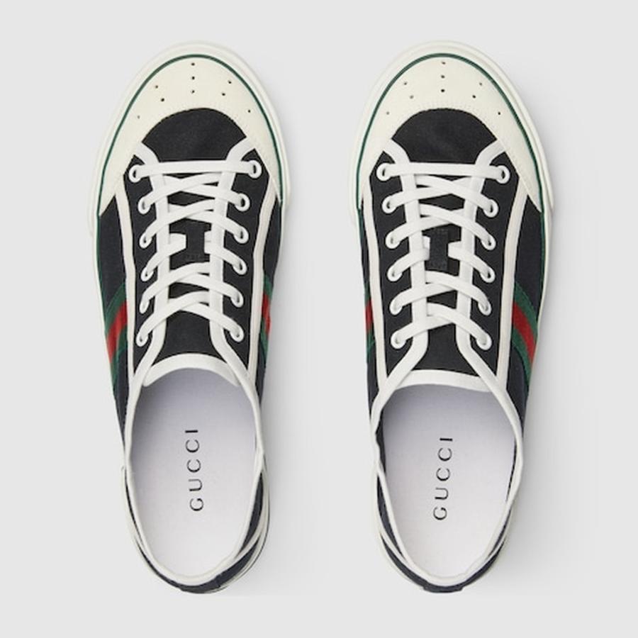 グッチ GUCCI メンズ テニス 1977 スニーカー【ブラック キャンバス 】【送料無料】【正規品】の画像