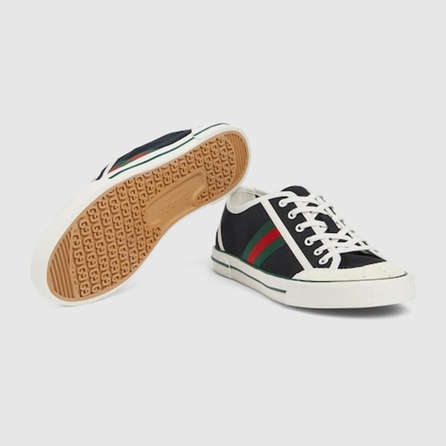 グッチ GUCCI メンズ テニス 1977 スニーカー【ブラック キャンバス 】【送料無料】【正規品】の画像