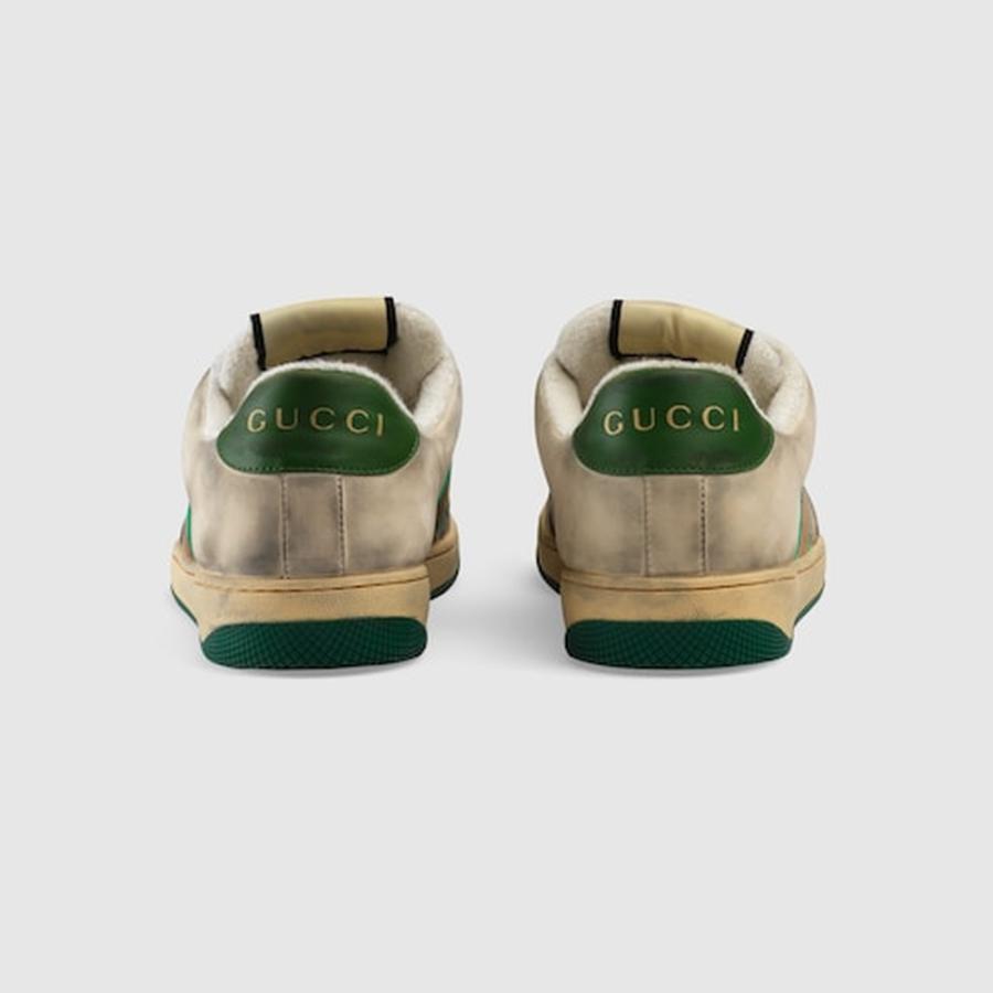 グッチ GUCCI メンズ スクリーナー スニーカー【GGキャンバス/ホワイト レザー 】【送料無料】【正規品】の画像