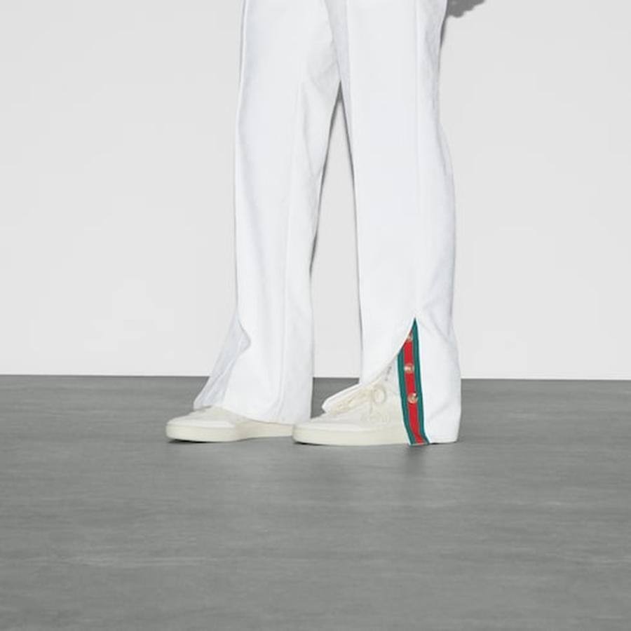 グッチ GUCCI メンズ G75 スニーカー【ホワイト スエード 】【送料無料】【正規品】の画像