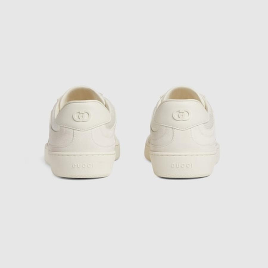 グッチ GUCCI メンズ G75 スニーカー【ホワイト スエード 】【送料無料】【正規品】の画像