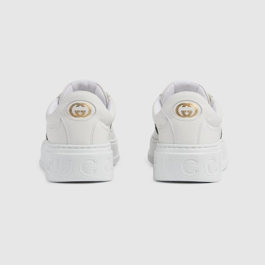 グッチ GUCCI メンズ チャンキースニーカー【ホワイト レザー 】【送料無料】【正規品】の画像