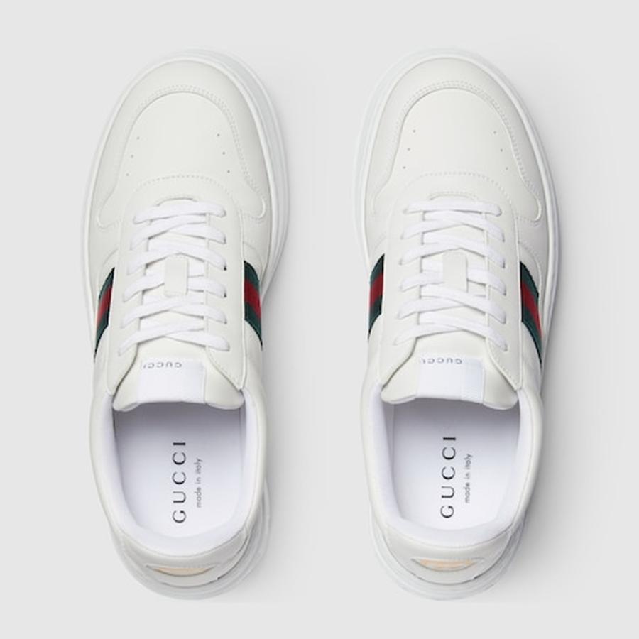 グッチ GUCCI メンズ チャンキースニーカー【ホワイト レザー 】【送料無料】【正規品】の画像