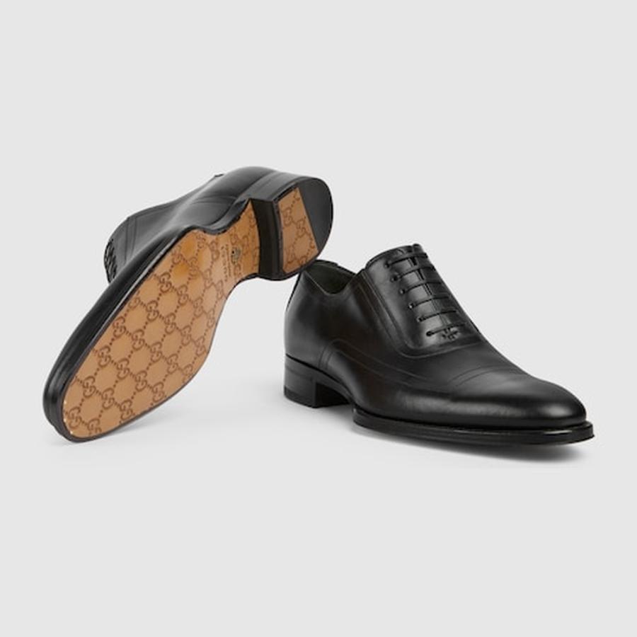 グッチ シューズ レースアップ パテントレザー ビジネスシューズ イタリア製 GUCCI（グッチ） メンズ レースアップシューズ【 - 】【送料無料
