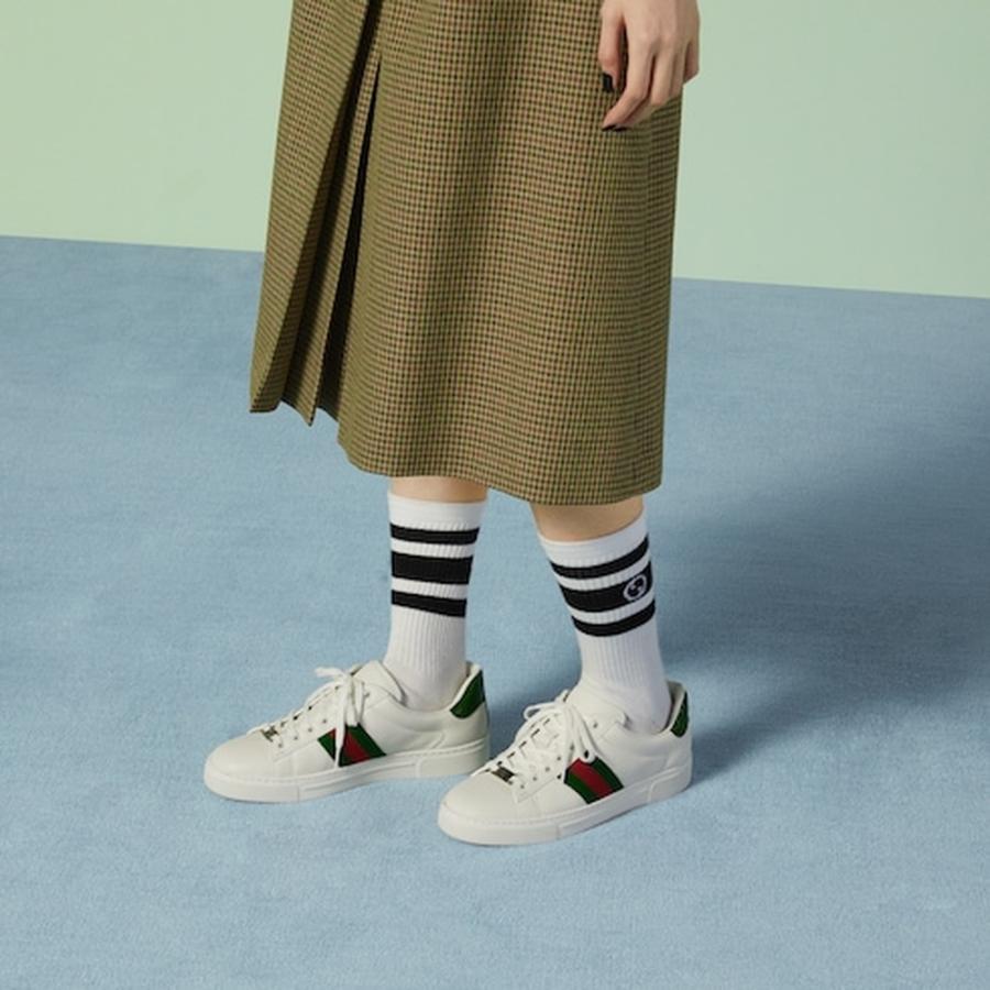 グッチ GUCCI レディース エース ウェブ ストライプ スニーカー【  - 】【送料無料】【正規品】の画像