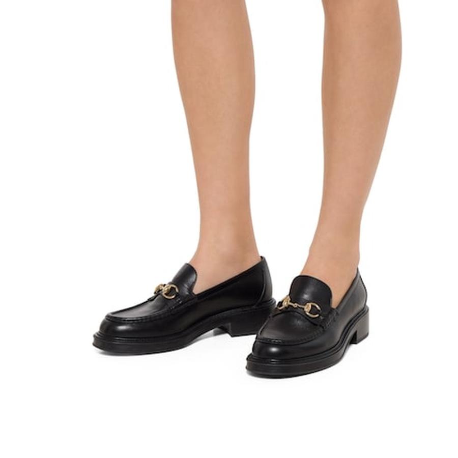 GUCCI（グッチ） レディース ホースビット ローファー【ブラック