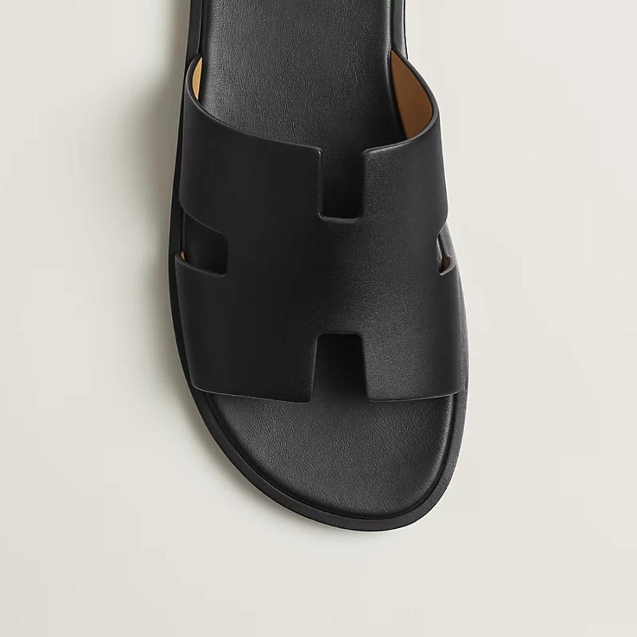 エルメス HERMES メンズ サンダル (イズミール)【黒 】【送料無料】【正規品】の画像