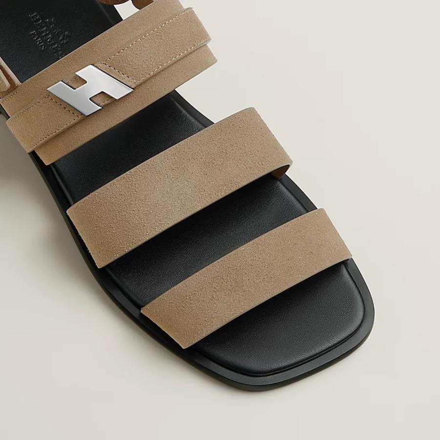 HERMES（エルメス） メンズ サンダル (マイキー)【ベージュ・サーブル