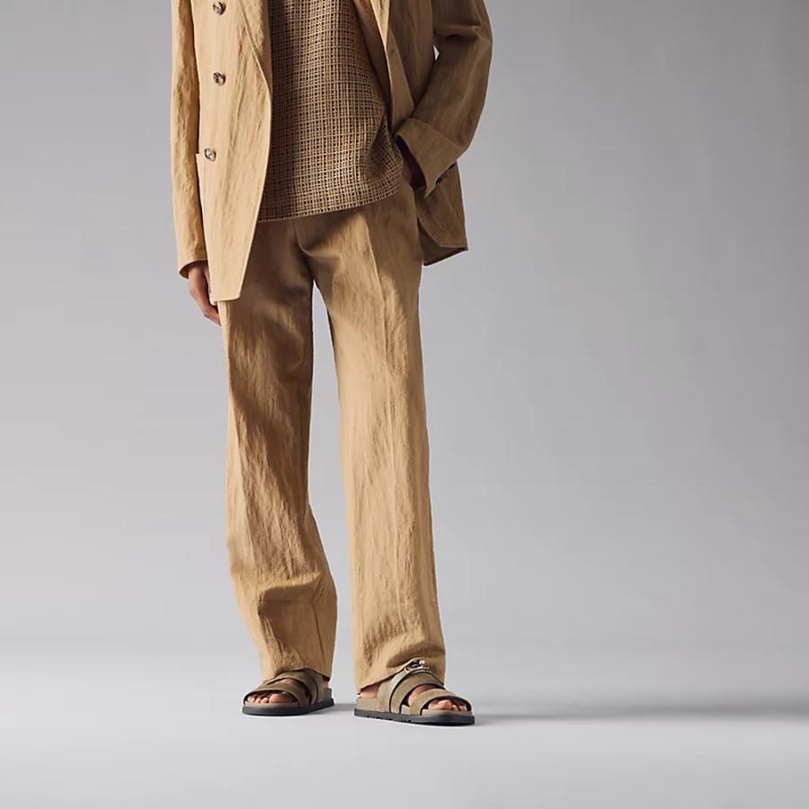HERMES（エルメス） メンズ サンダル (ジャクソン)【エトゥープ