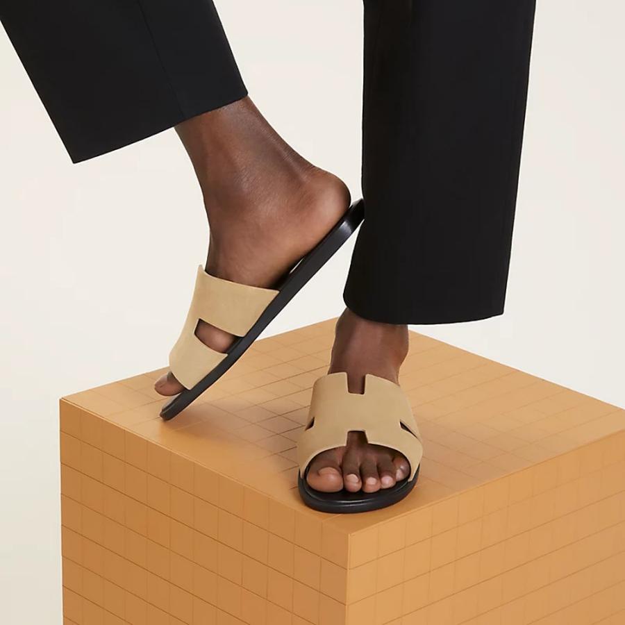 エルメス HERMES メンズ サンダル (イズミール)【ベージュ・アルバートル 】【送料無料】【正規品】の画像