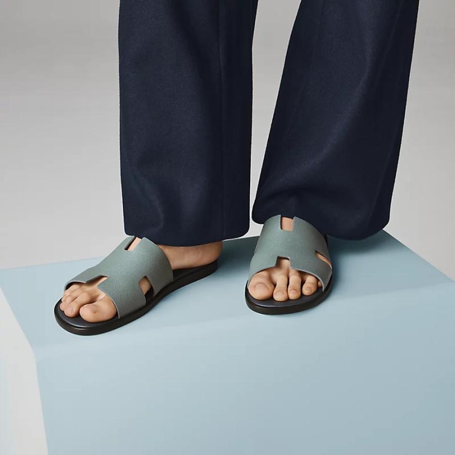 エルメス HERMES メンズ サンダル (イズミール)【ブルー・トネール / ブルー・セレスト 】【送料無料】【正規品】の画像