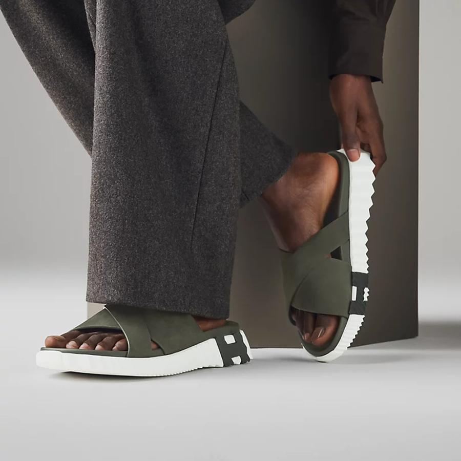 エルメス HERMES メンズ サンダル (インフラ)【ヴェール・フォレ 】【送料無料】【正規品】の画像