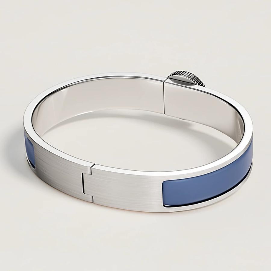 エルメス HERMES メンズ エナメルブレスレット (クリック・クルー・ド・セル)【ブルー 】【送料無料】【正規品】の画像
