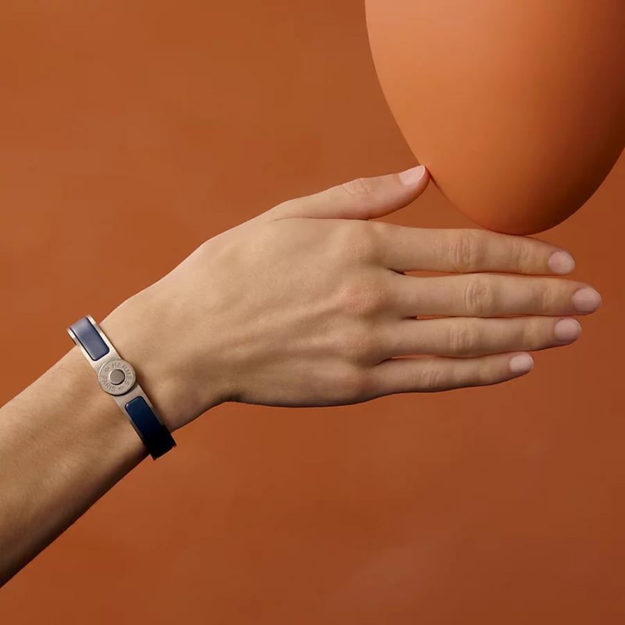 エルメス HERMES メンズ エナメルブレスレット (クリック・クルー・ド・セル)【ブルー 】【送料無料】【正規品】の画像