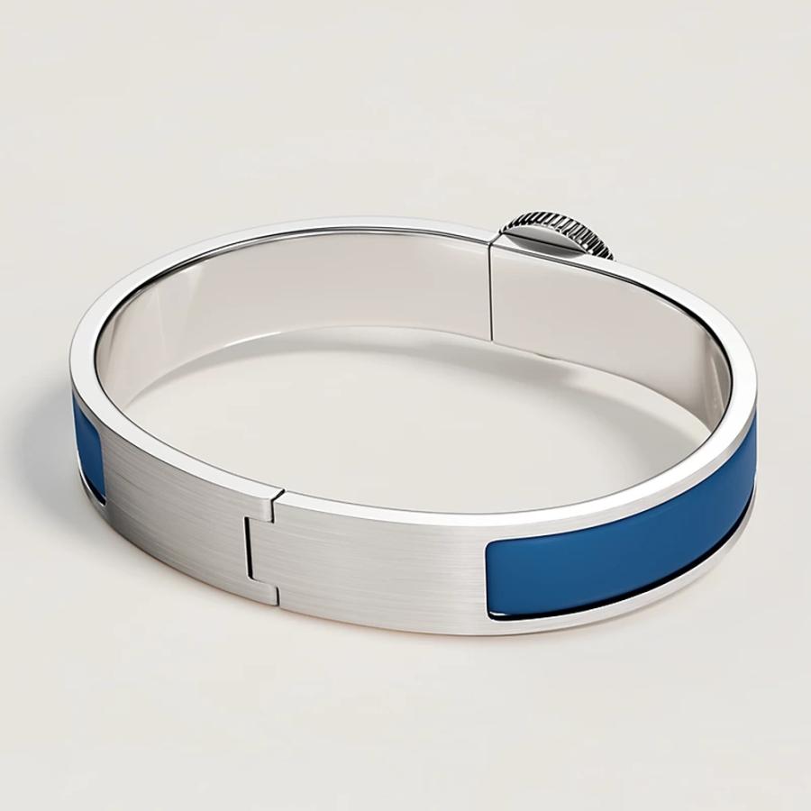 エルメス HERMES メンズ エナメルブレスレット (クリック・クルー・ド・セル)【ブルー 】【送料無料】【正規品】の画像
