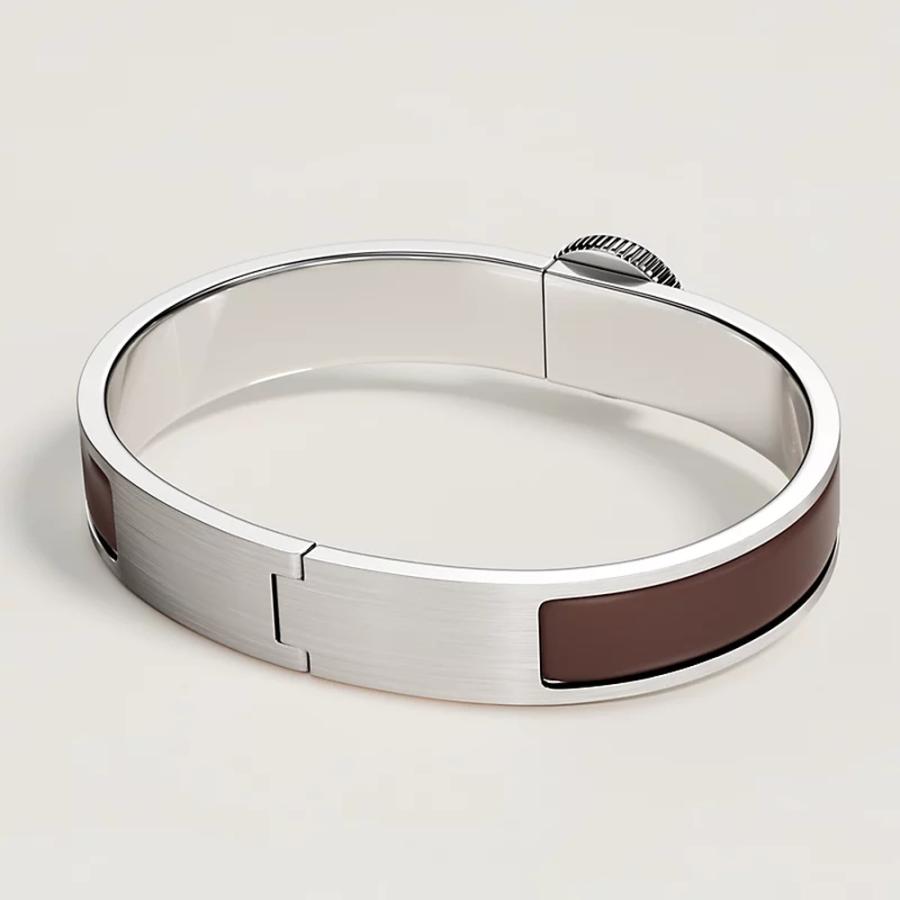 エルメス HERMES メンズ エナメルブレスレット (クリック・クルー・ド・セル)【マロン 】【送料無料】【正規品】の画像
