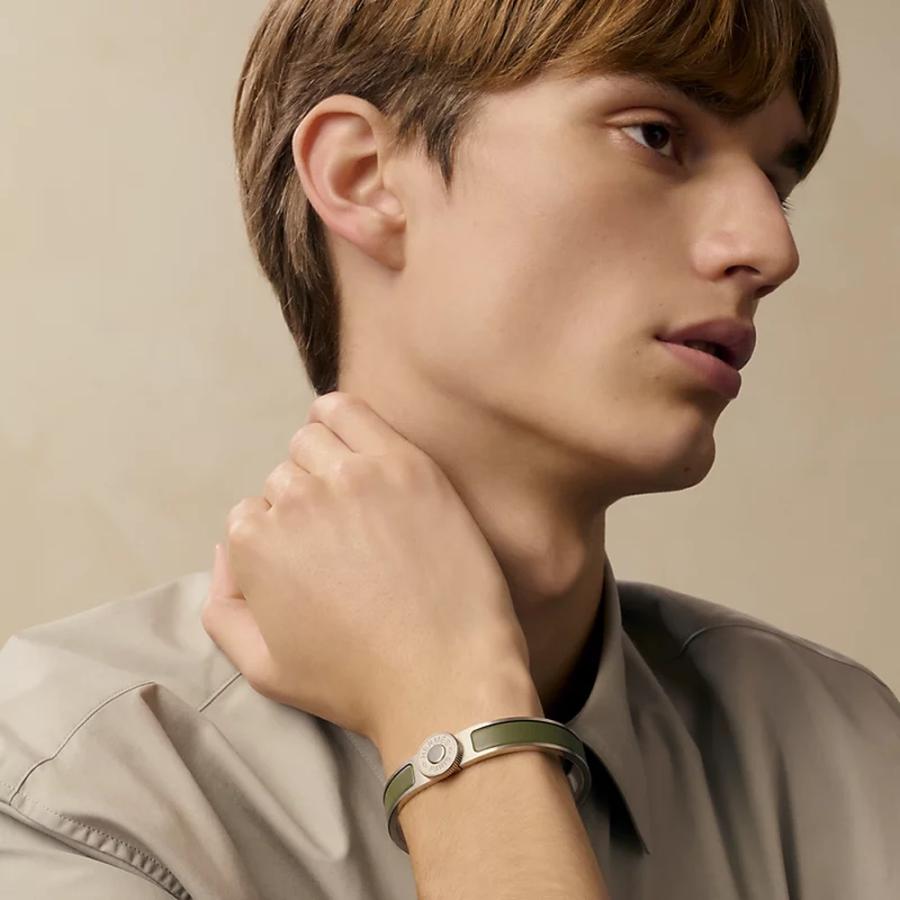 エルメス HERMES メンズ エナメルブレスレット (クリック・クルー・ド・セル)【グリーン 】【送料無料】【正規品】の画像