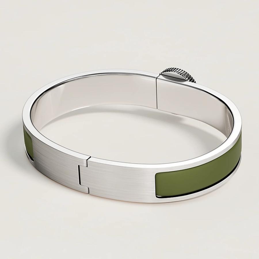 エルメス HERMES メンズ エナメルブレスレット (クリック・クルー・ド・セル)【グリーン 】【送料無料】【正規品】の画像