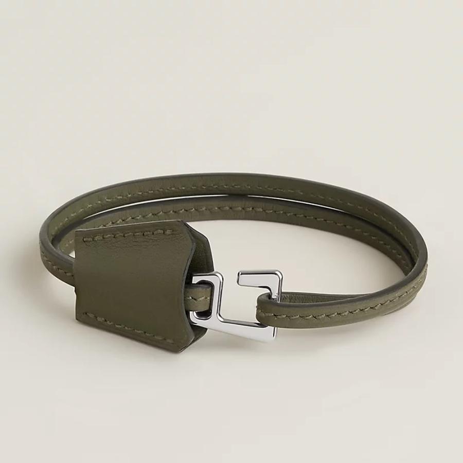 エルメス HERMES メンズ ブレスレット (クロシェット)【グリーン 】【送料無料】【正規品】の画像