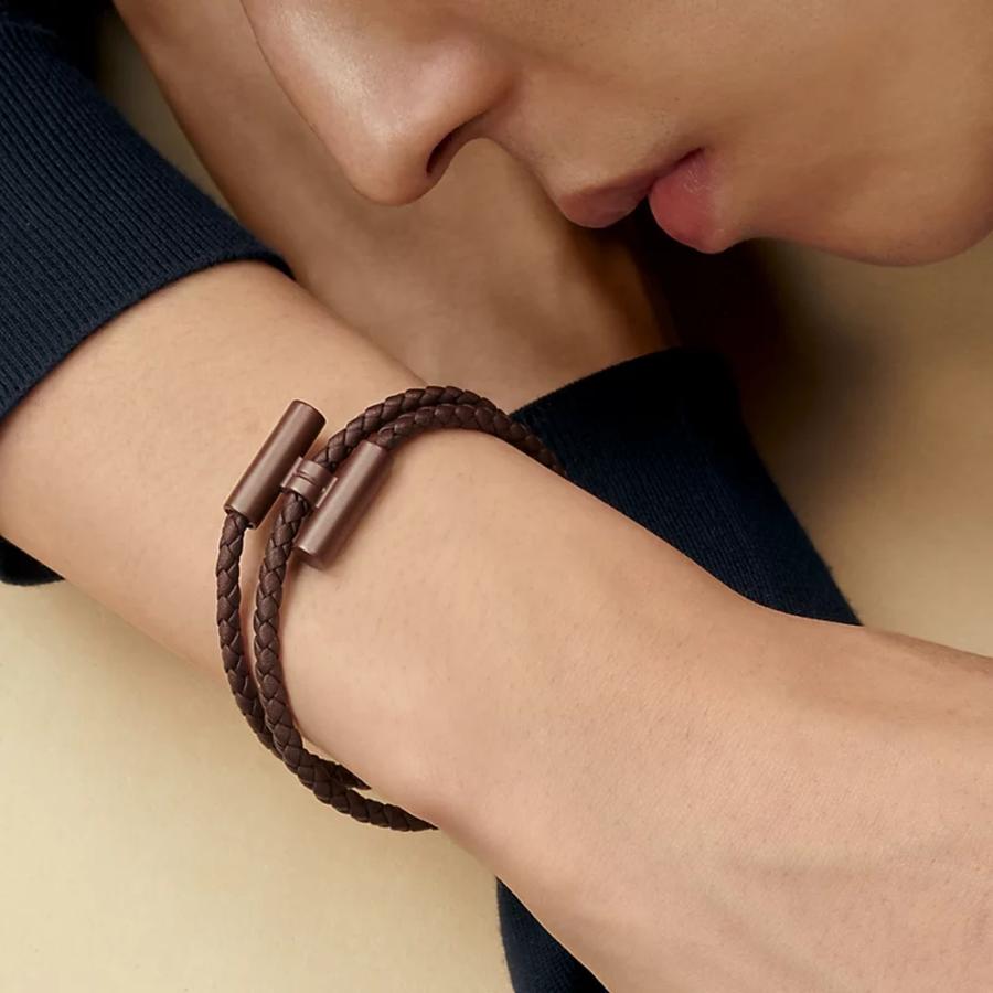エルメス HERMES メンズ ブレスレット【マロン 】【送料無料】【正規品】の画像