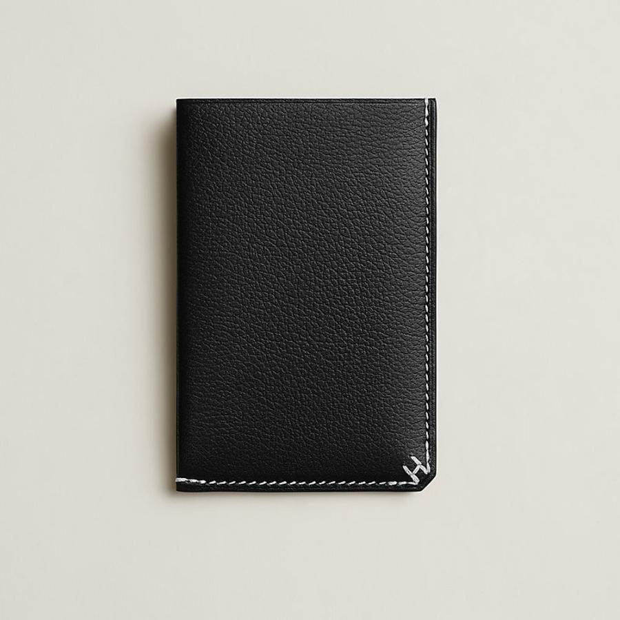 エルメス HERMES メンズ カードケース (Hセリエ)【ブラック 】【送料無料】【正規品】の画像