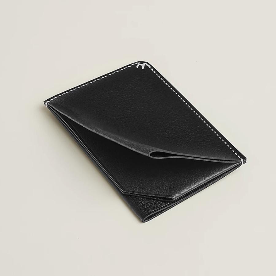 エルメス HERMES メンズ カードケース (Hセリエ)【ブラック 】【送料無料】【正規品】の画像