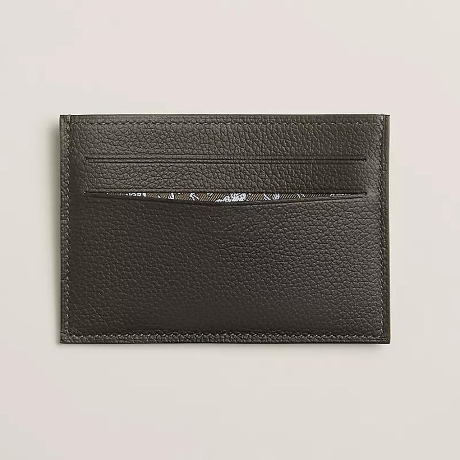 エルメス HERMES メンズ カードケース (シチズン ツイル)【グリーン 】【送料無料】【正規品】の画像