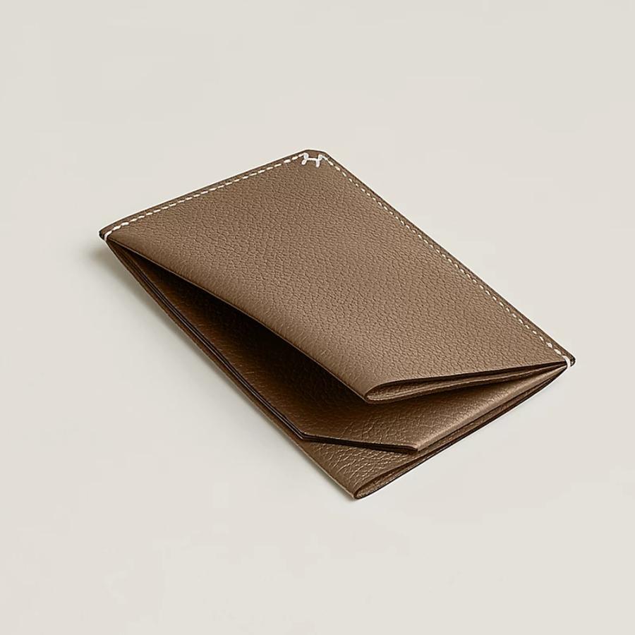 エルメス HERMES メンズ カードケース (Hセリエ)【グリーン 】【送料無料】【正規品】の画像