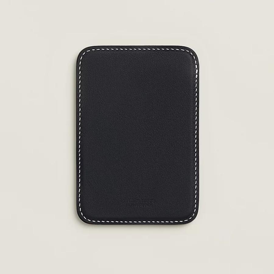エルメス HERMES メンズ カードケース (MagSafe) エマン タツノオトシゴ【ブルー 】【送料無料】【正規品】の画像