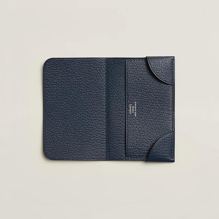 エルメス HERMES メンズ カードケース (コワン ドゥ マル)【ブルー 】【送料無料】【正規品】の画像