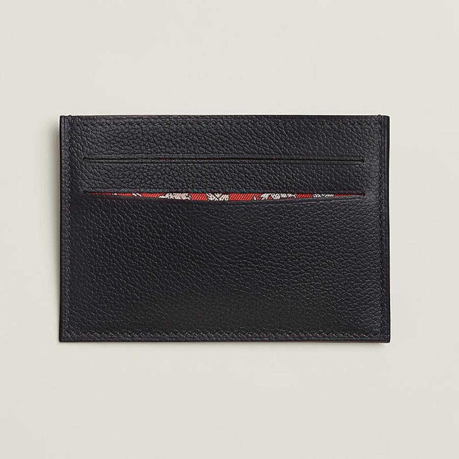 エルメス HERMES メンズ カードケース (シチズン ツイル)【ブルー 】【送料無料】【正規品】の画像