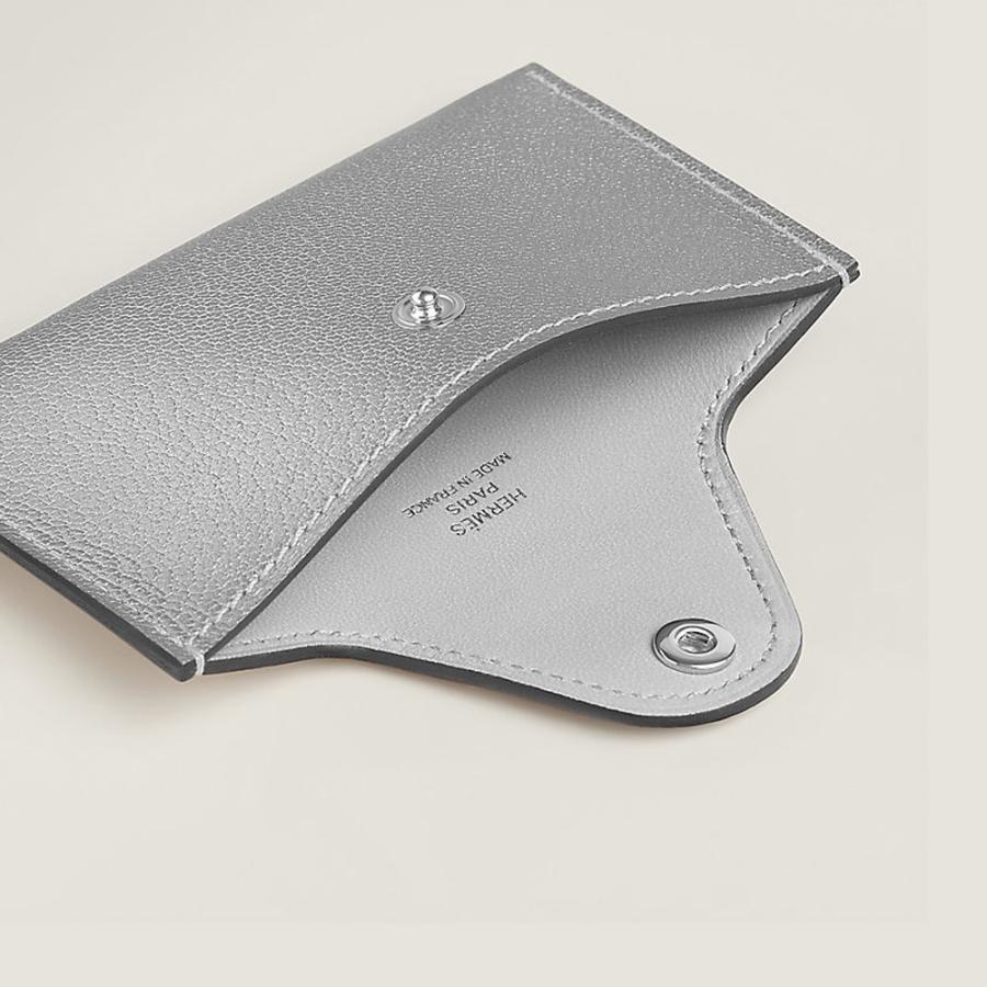 エルメス HERMES メンズ カードケース (イリアード)【グレー 】【送料無料】【正規品】の画像